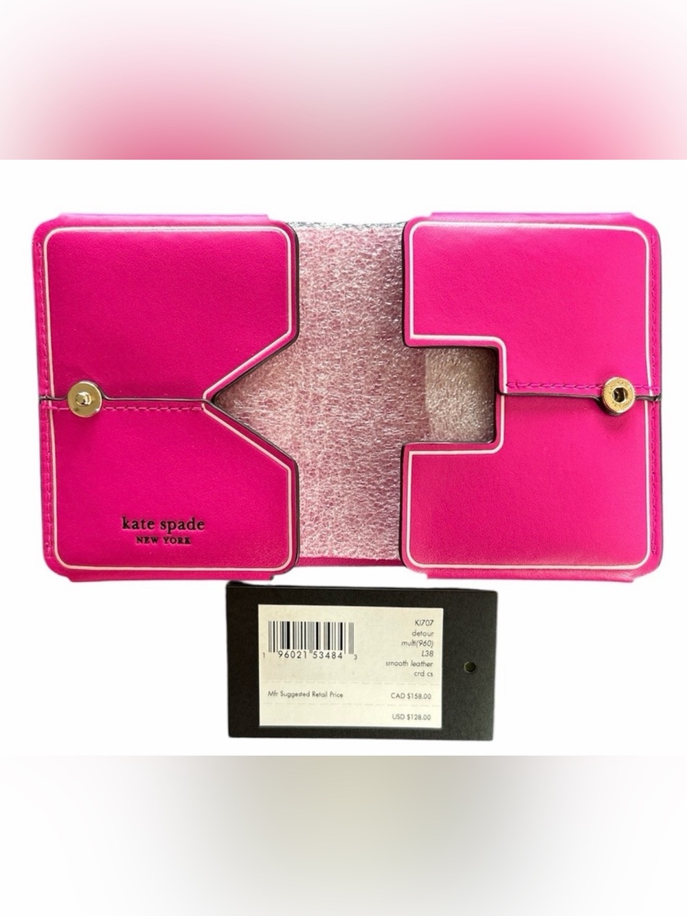 Kate Spade Detour Card Case NWT - Picture 6 of 6